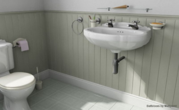 Cuarto de baño minimalista modelo 3D