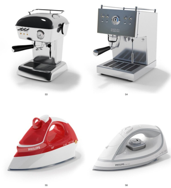 Modelo 3d Irons cafetera