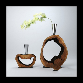 Florero modelo de rbol 3D personalizada