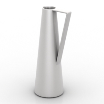 Modelo tetera de plata de alta