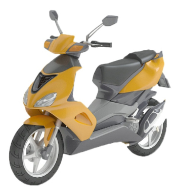 Vespa modelo 3D