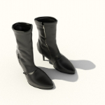 Botas de tacn alto en 3D