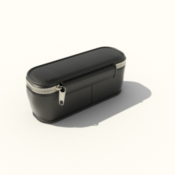 Negro bolso rectangular modelo 3D