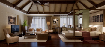 Modelos 3d dormitorio casero fresco