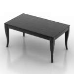 modelo de mesa negro con textura