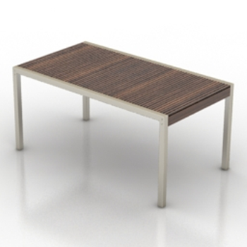 modelo simple mesa de madera