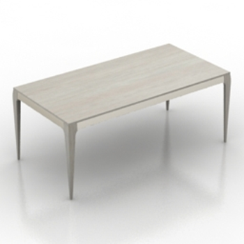 blanco pequeño modelo de mesa