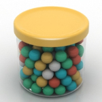Skittles modelo de caja