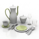 utensilios de comedor modelo