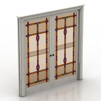 modelo de puerta de celosa