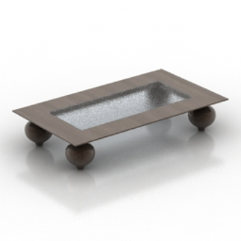 Modelo de mesa de centro blanca Creativa