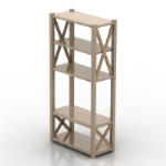 modelo de gabinete de madera creativa