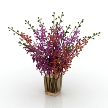 Modelo 3D Flores