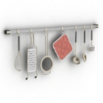 modelo de estante de la cocina