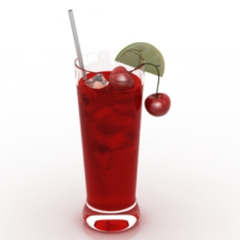 modelo de jugo de cereza