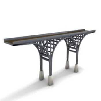 novela actual puente modelo 3d