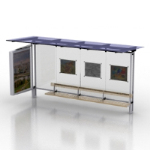 Modelo 3D de las paradas de autobs