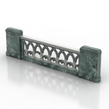 modelo de valla de piedra