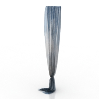 cortinas de suelo azules modelos 3D