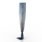 cortinas de suelo azules modelos 3D