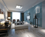 moderna sala de estar 3d modelo fresco