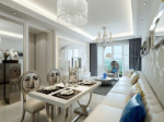 blanco moderna sala de estar 3d modelo de creatividad
