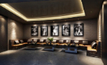 Un modelo de sala de KTV bar grande