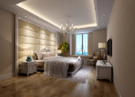 Calido dormitorio modelo 3D
