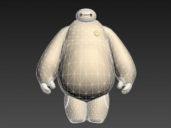 Baymax 3D Solid Model
