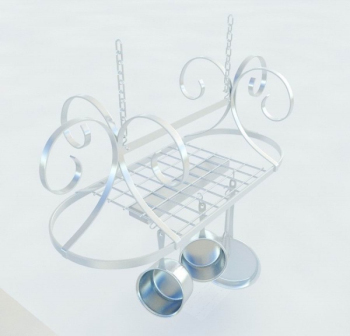 Cocina en metal 3D

