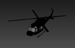 Modelo 3D de helicoptero