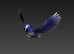 Purple Bird Modelo 3D