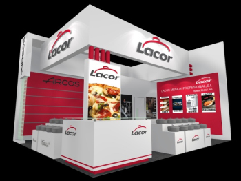 Stand Commodity material del modelo 3D