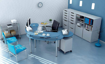 Modelo 3D fresca oficina