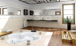 Modelo 3D del gran baño