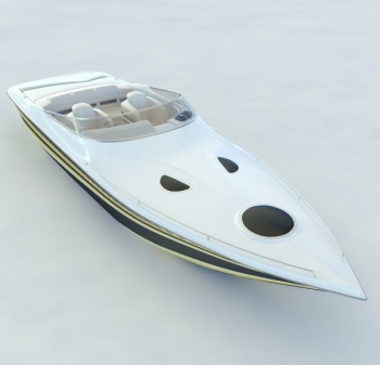Un modelo del yate 3D
