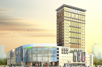 Modelo 3D de gran altura edificios comerciales
