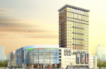 Modelo 3D de gran altura edificios comerciales