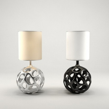 Bolas de metal de la lmpara creativa modelo 3D dental