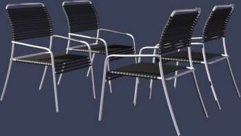 Silln simple modelo 3D