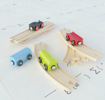 Pistas 3d tren de juguete modelo