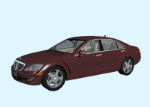 Modelos rojo oscuro 3d Mercedes