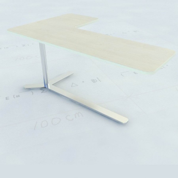 Personalizada mesa de madera modelo 3D