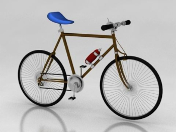 Sin retroceso sola moto modelo 3D
