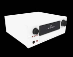 Moderno reproductor de DVD en blanco modelo 3d
