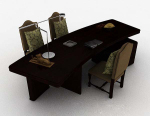 3d modelos de mobiliario de oficina de alto grado