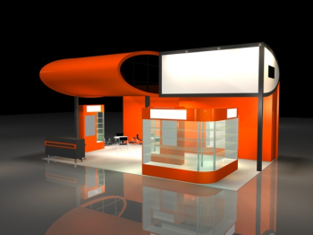 Naranja creativa Hall Modelo 3d
