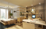 Apartamento pequeño apartamento decorado modelo 3D