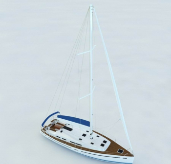 3d modelo de yate de lujo