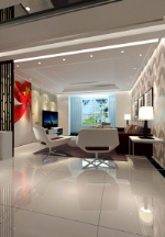 estilo moderno saln modelo 3d